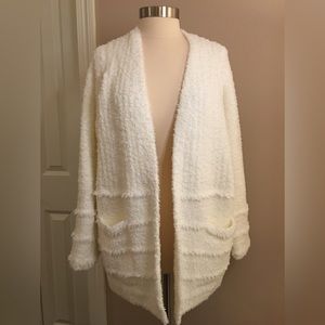 BAREFOOT DREAMS CozyChic Ruffle Cardigan